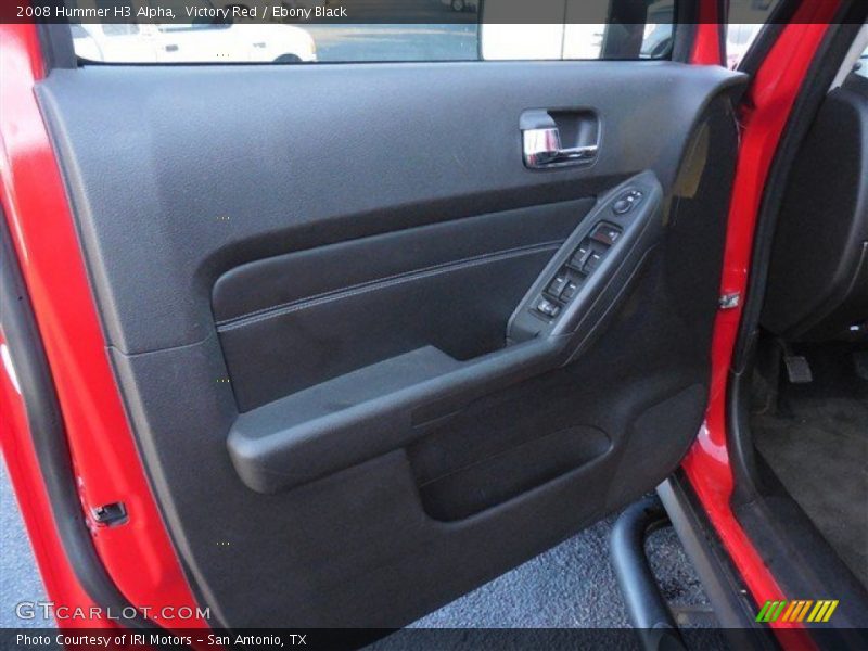Victory Red / Ebony Black 2008 Hummer H3 Alpha
