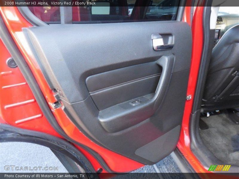 Victory Red / Ebony Black 2008 Hummer H3 Alpha
