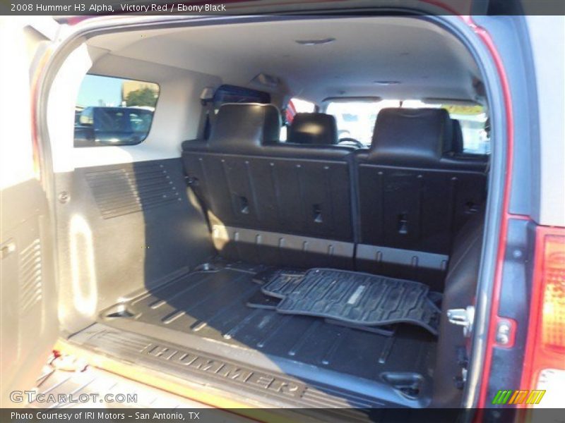 Victory Red / Ebony Black 2008 Hummer H3 Alpha