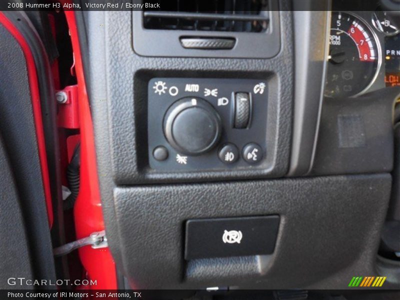 Victory Red / Ebony Black 2008 Hummer H3 Alpha