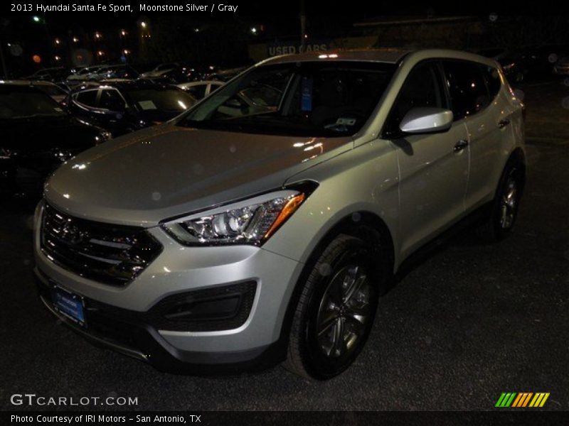Moonstone Silver / Gray 2013 Hyundai Santa Fe Sport