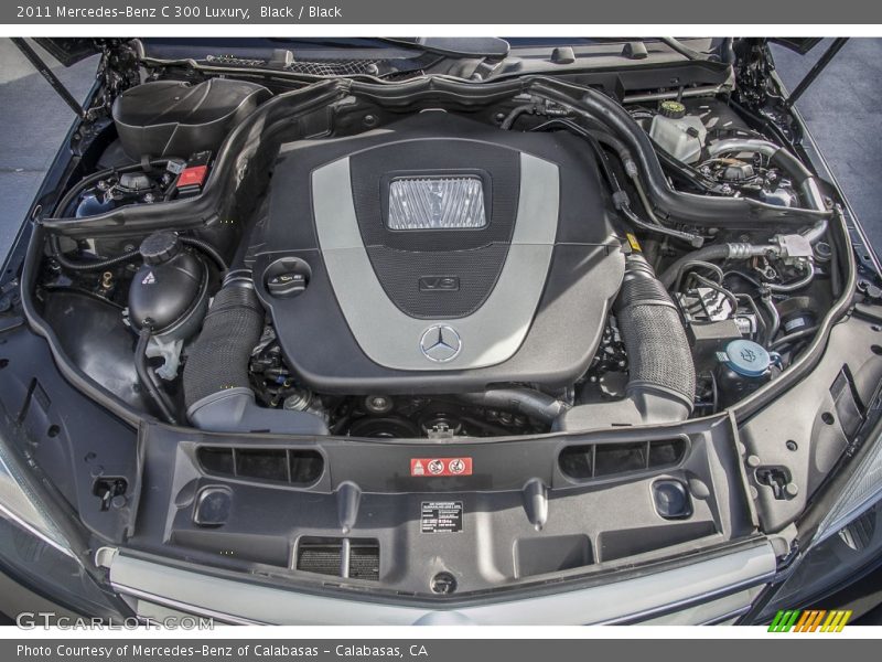 Black / Black 2011 Mercedes-Benz C 300 Luxury