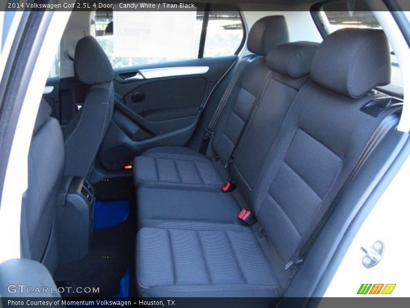 Rear Seat of 2014 Golf 2.5L 4 Door