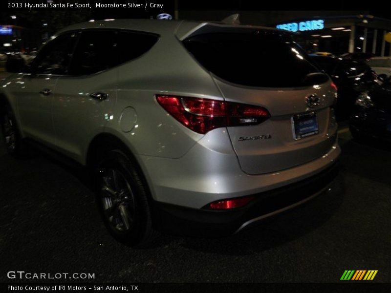 Moonstone Silver / Gray 2013 Hyundai Santa Fe Sport