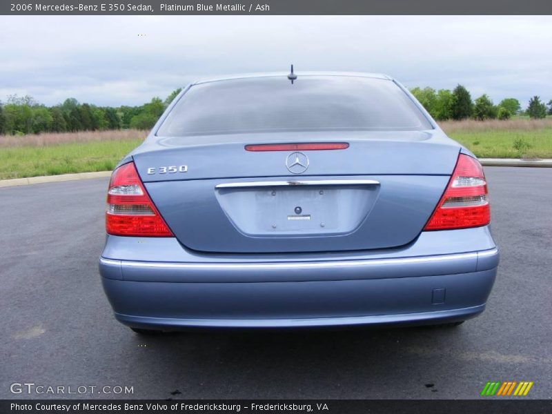 Platinum Blue Metallic / Ash 2006 Mercedes-Benz E 350 Sedan