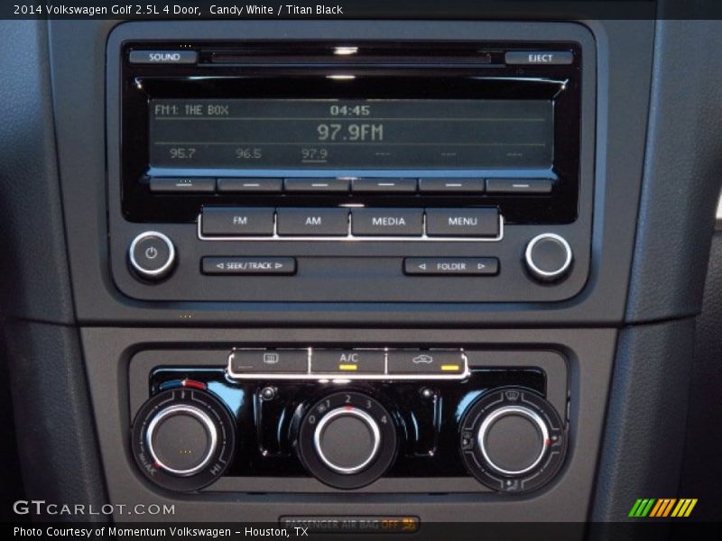 Audio System of 2014 Golf 2.5L 4 Door