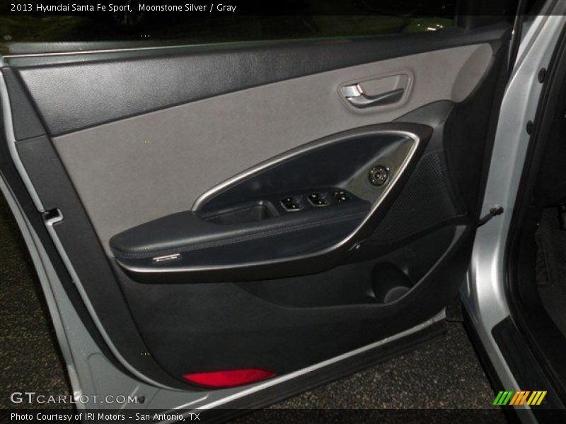Moonstone Silver / Gray 2013 Hyundai Santa Fe Sport
