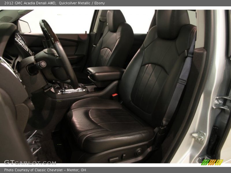 Quicksilver Metallic / Ebony 2012 GMC Acadia Denali AWD