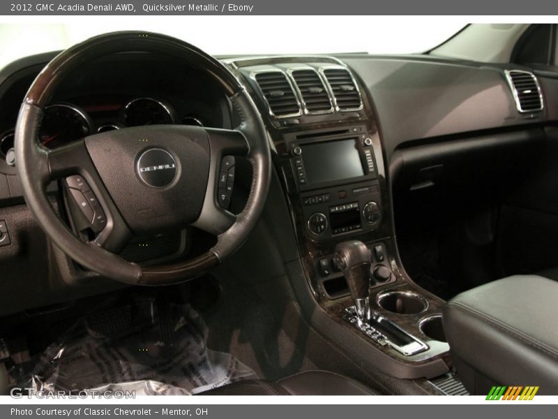 Quicksilver Metallic / Ebony 2012 GMC Acadia Denali AWD