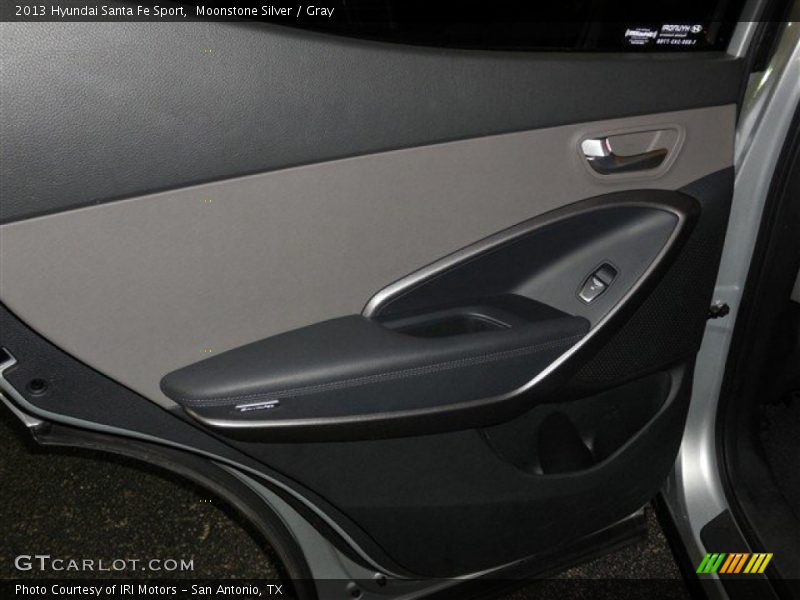 Moonstone Silver / Gray 2013 Hyundai Santa Fe Sport