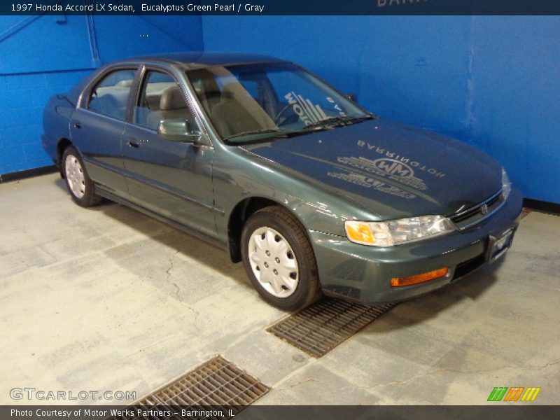 Eucalyptus Green Pearl / Gray 1997 Honda Accord LX Sedan