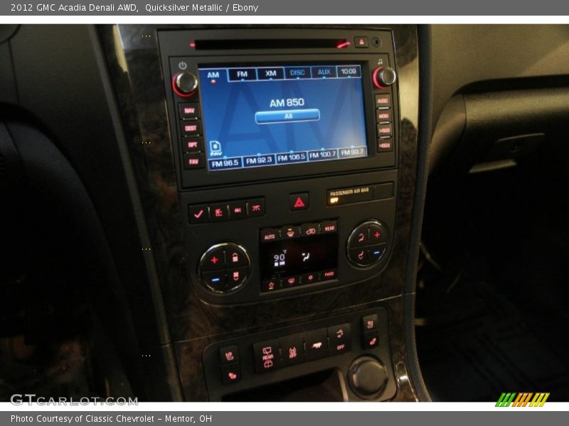 Quicksilver Metallic / Ebony 2012 GMC Acadia Denali AWD