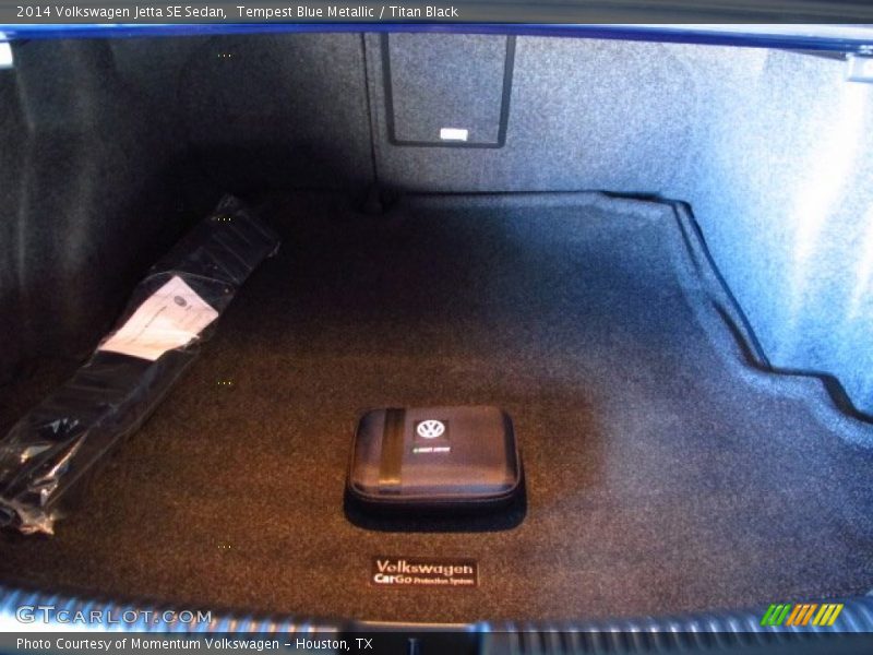 Tempest Blue Metallic / Titan Black 2014 Volkswagen Jetta SE Sedan