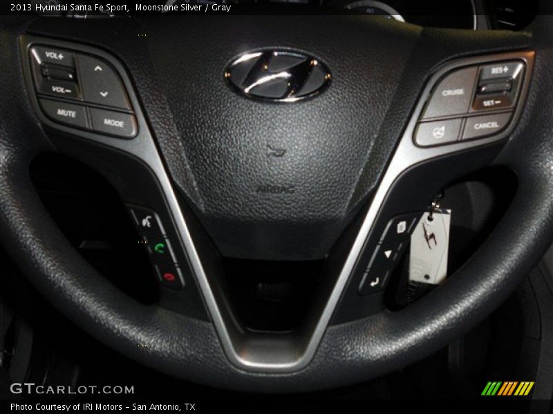 Moonstone Silver / Gray 2013 Hyundai Santa Fe Sport