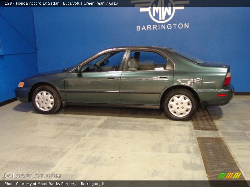 Eucalyptus Green Pearl / Gray 1997 Honda Accord LX Sedan