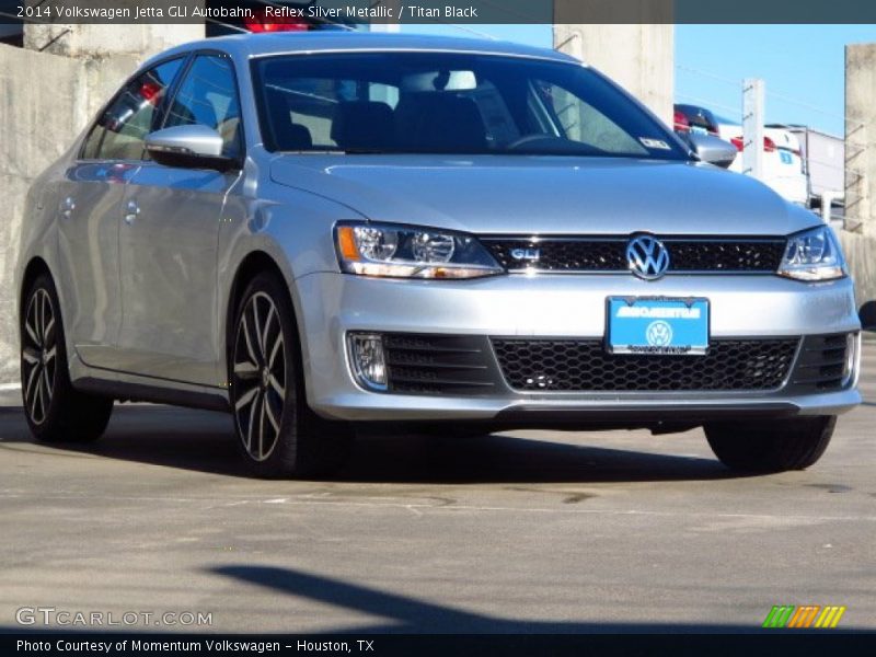 Reflex Silver Metallic / Titan Black 2014 Volkswagen Jetta GLI Autobahn