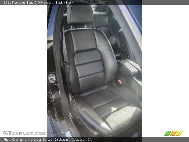 Black / Black 2011 Mercedes-Benz C 300 Luxury