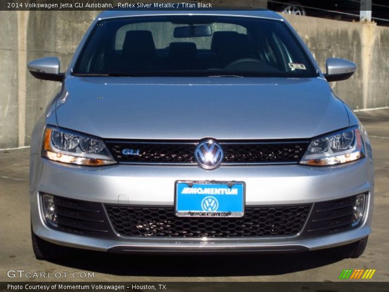 Reflex Silver Metallic / Titan Black 2014 Volkswagen Jetta GLI Autobahn