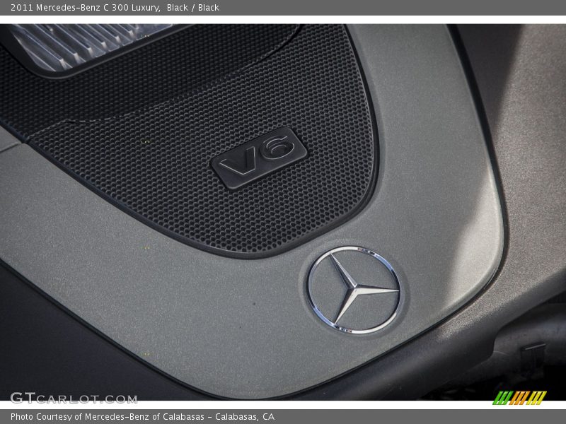 Black / Black 2011 Mercedes-Benz C 300 Luxury