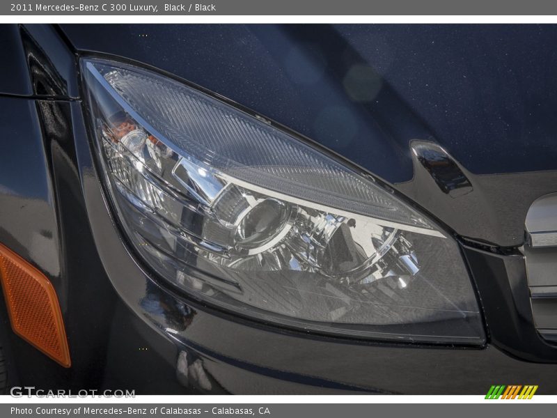 Black / Black 2011 Mercedes-Benz C 300 Luxury