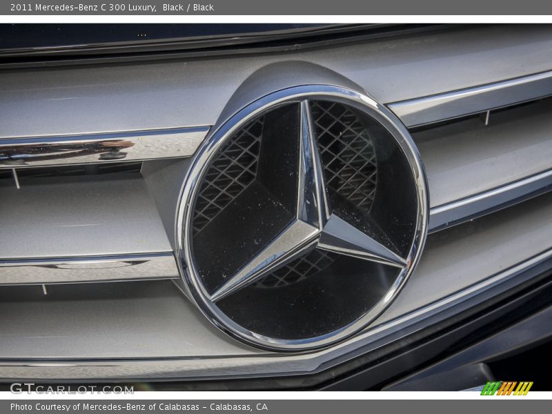 Black / Black 2011 Mercedes-Benz C 300 Luxury