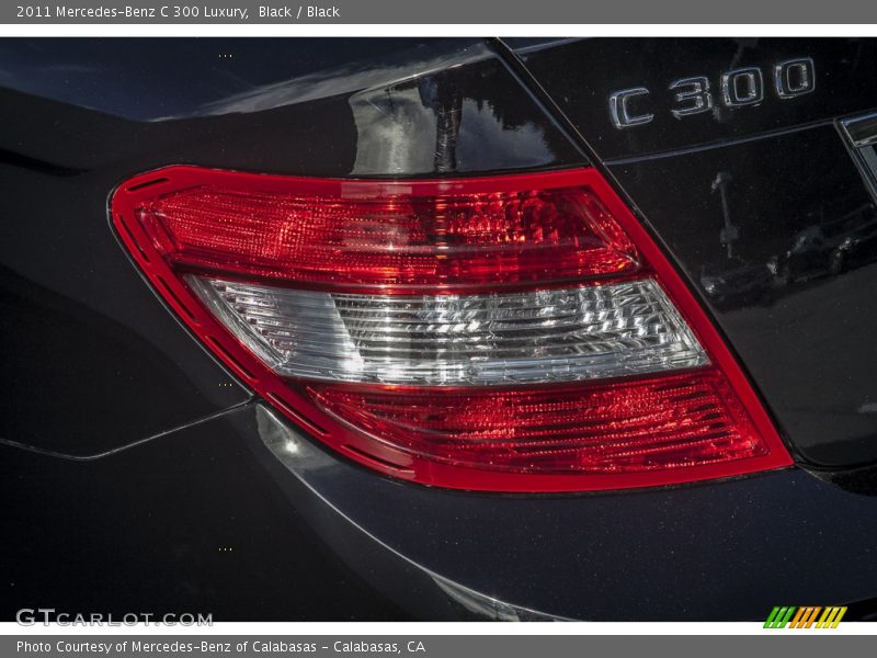 Black / Black 2011 Mercedes-Benz C 300 Luxury