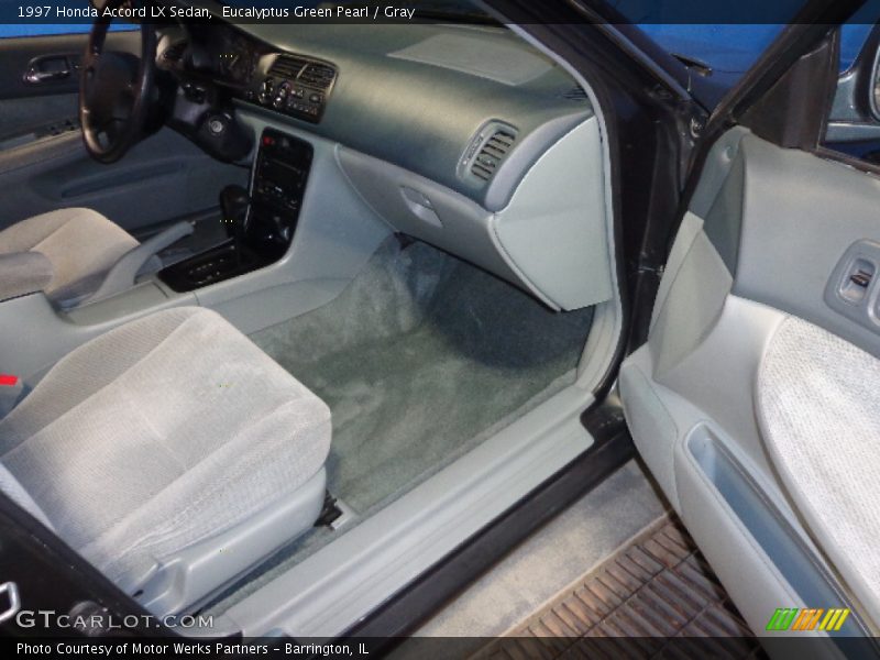 Eucalyptus Green Pearl / Gray 1997 Honda Accord LX Sedan