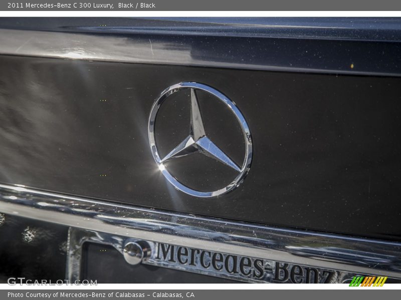 Black / Black 2011 Mercedes-Benz C 300 Luxury