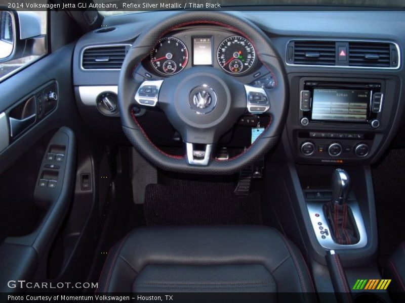 Reflex Silver Metallic / Titan Black 2014 Volkswagen Jetta GLI Autobahn