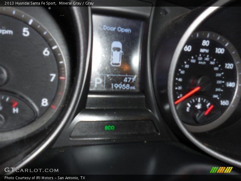 Mineral Gray / Gray 2013 Hyundai Santa Fe Sport
