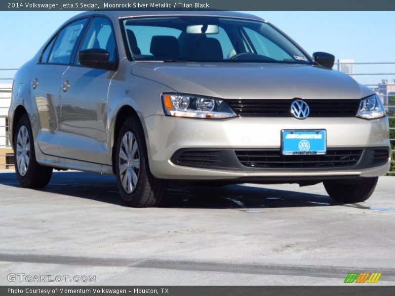 Moonrock Silver Metallic / Titan Black 2014 Volkswagen Jetta S Sedan