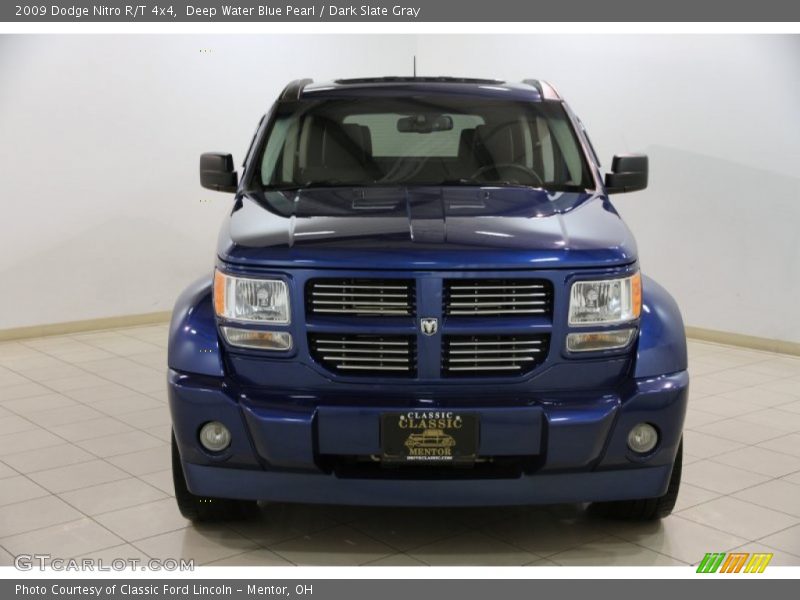 Deep Water Blue Pearl / Dark Slate Gray 2009 Dodge Nitro R/T 4x4