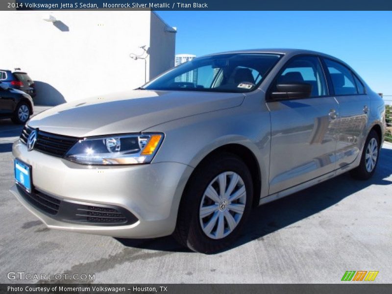 Moonrock Silver Metallic / Titan Black 2014 Volkswagen Jetta S Sedan