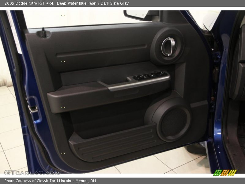 Deep Water Blue Pearl / Dark Slate Gray 2009 Dodge Nitro R/T 4x4