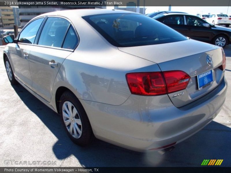 Moonrock Silver Metallic / Titan Black 2014 Volkswagen Jetta S Sedan