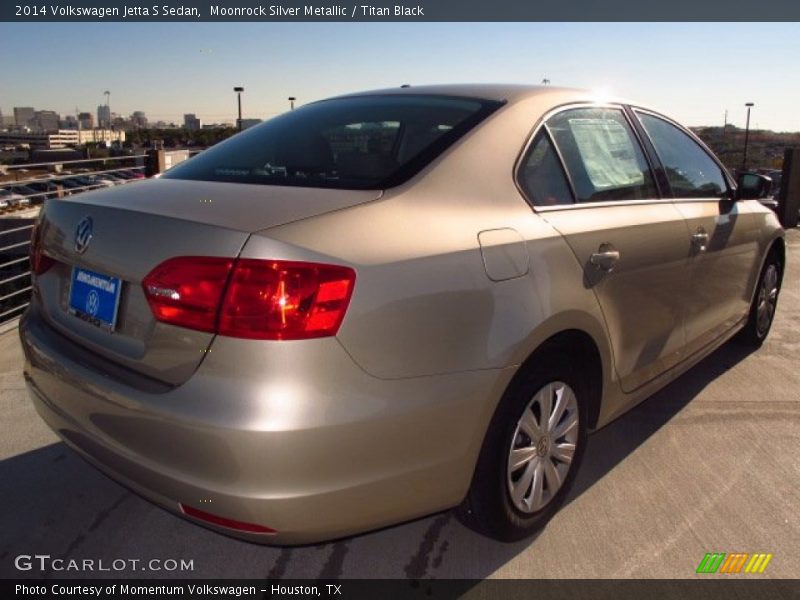 Moonrock Silver Metallic / Titan Black 2014 Volkswagen Jetta S Sedan