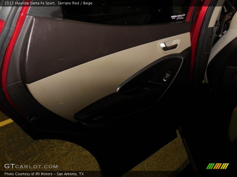 Serrano Red / Beige 2013 Hyundai Santa Fe Sport