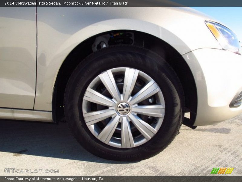Moonrock Silver Metallic / Titan Black 2014 Volkswagen Jetta S Sedan