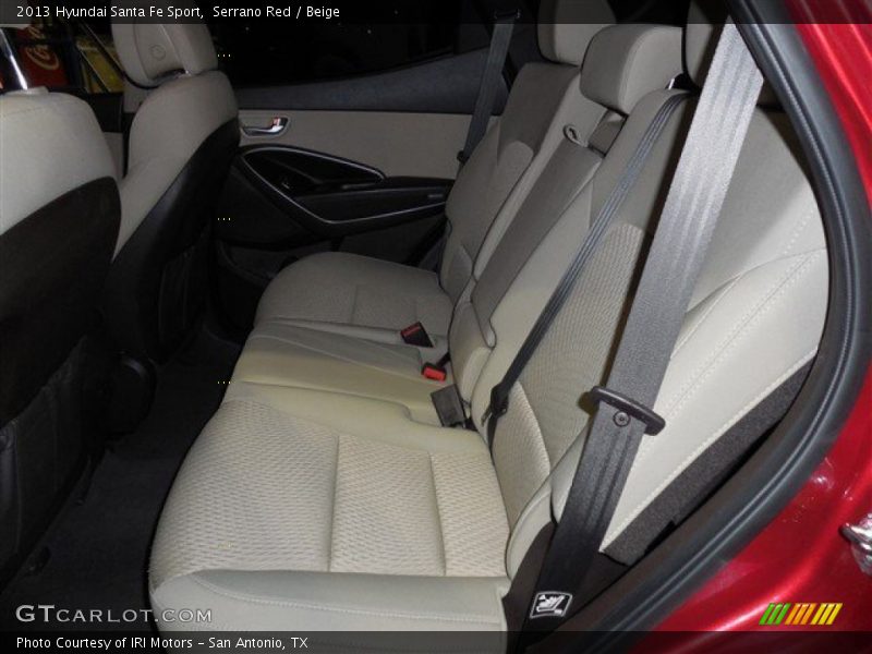 Serrano Red / Beige 2013 Hyundai Santa Fe Sport