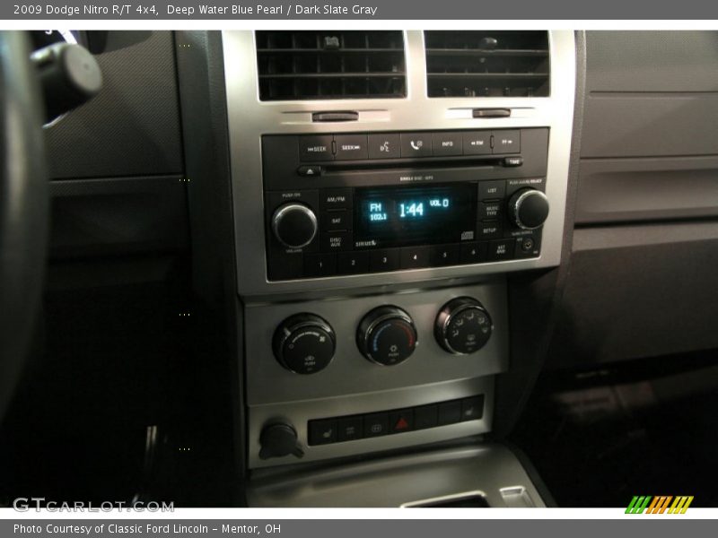 Deep Water Blue Pearl / Dark Slate Gray 2009 Dodge Nitro R/T 4x4