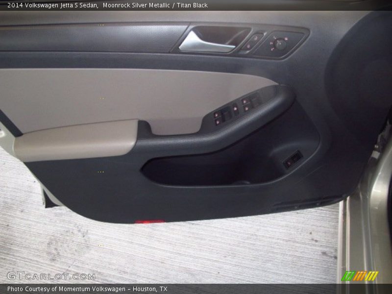 Moonrock Silver Metallic / Titan Black 2014 Volkswagen Jetta S Sedan