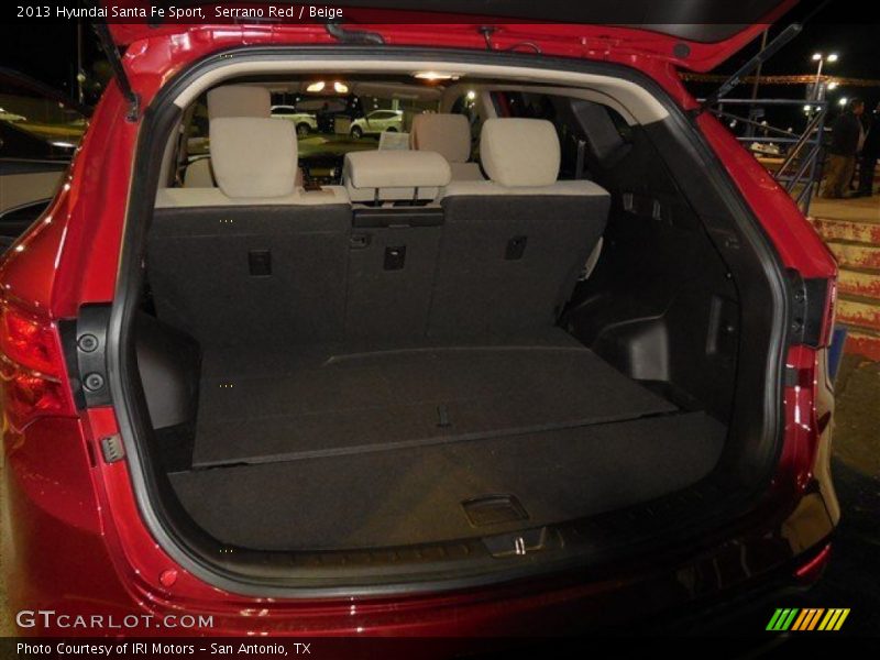 Serrano Red / Beige 2013 Hyundai Santa Fe Sport