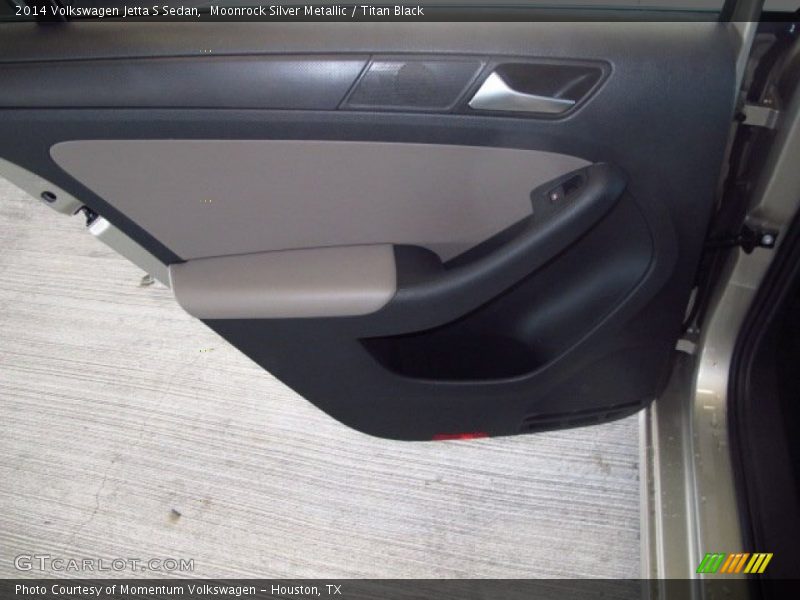 Moonrock Silver Metallic / Titan Black 2014 Volkswagen Jetta S Sedan