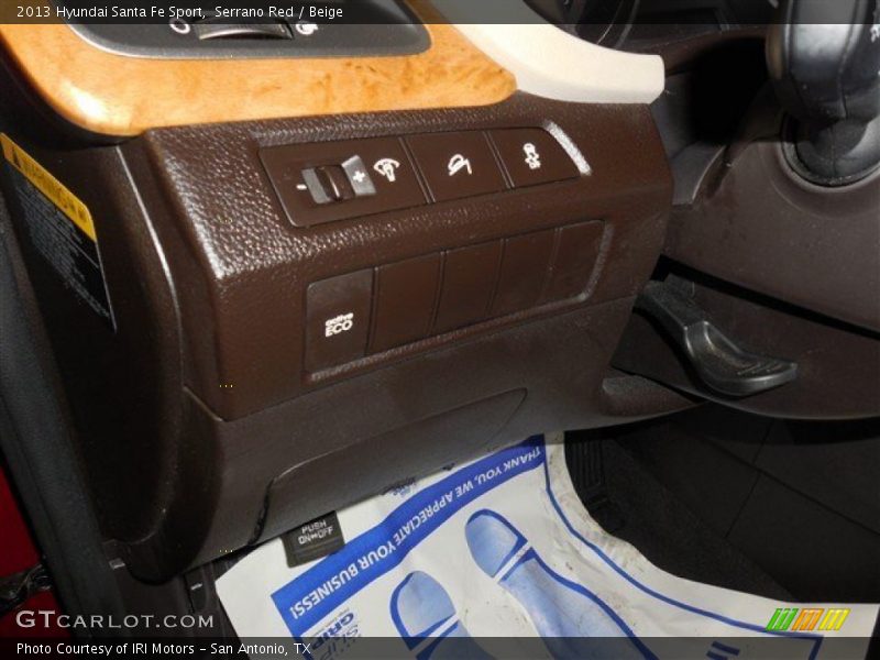 Serrano Red / Beige 2013 Hyundai Santa Fe Sport