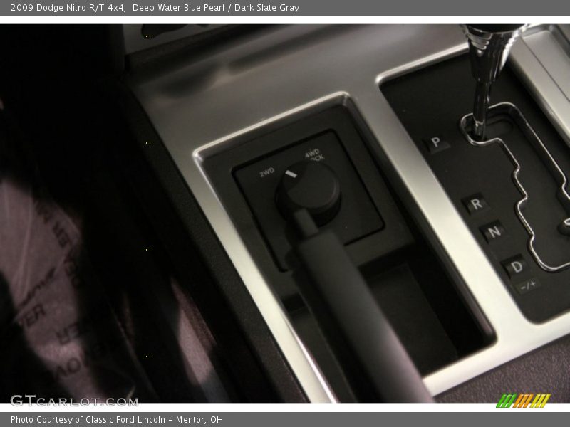 Deep Water Blue Pearl / Dark Slate Gray 2009 Dodge Nitro R/T 4x4