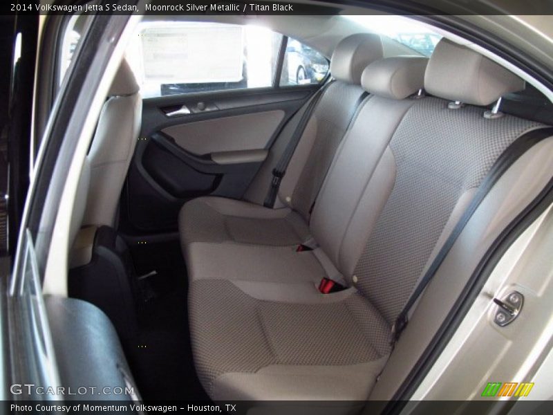 Moonrock Silver Metallic / Titan Black 2014 Volkswagen Jetta S Sedan
