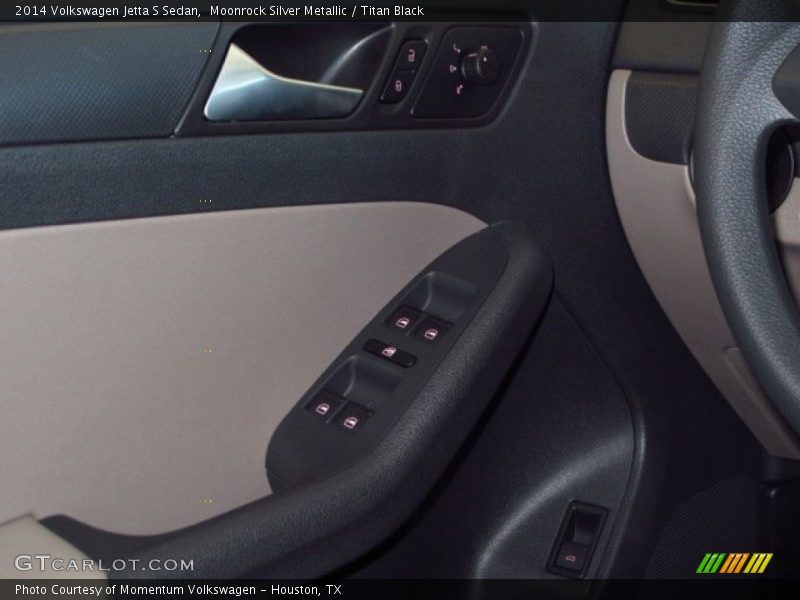 Moonrock Silver Metallic / Titan Black 2014 Volkswagen Jetta S Sedan