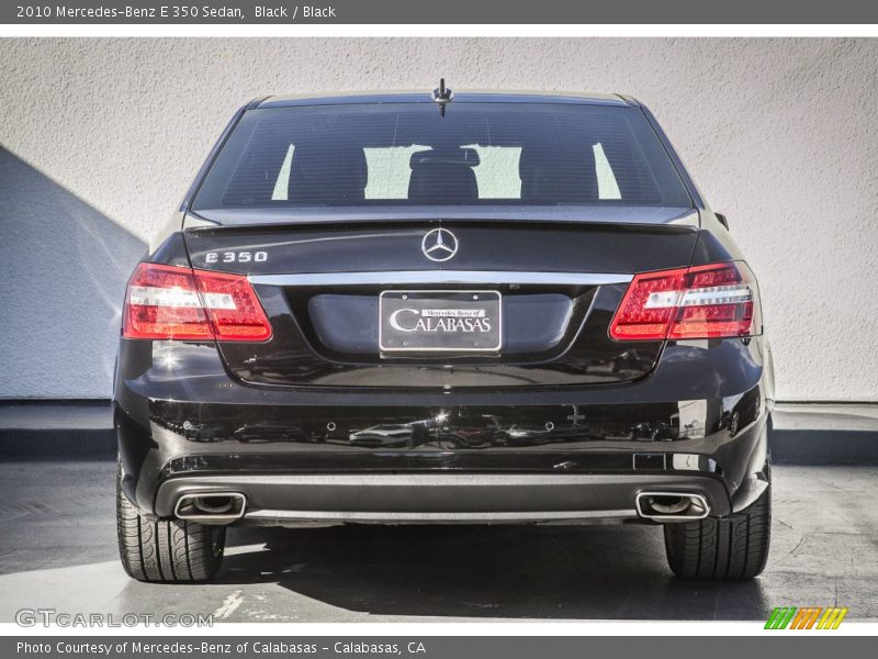 Black / Black 2010 Mercedes-Benz E 350 Sedan