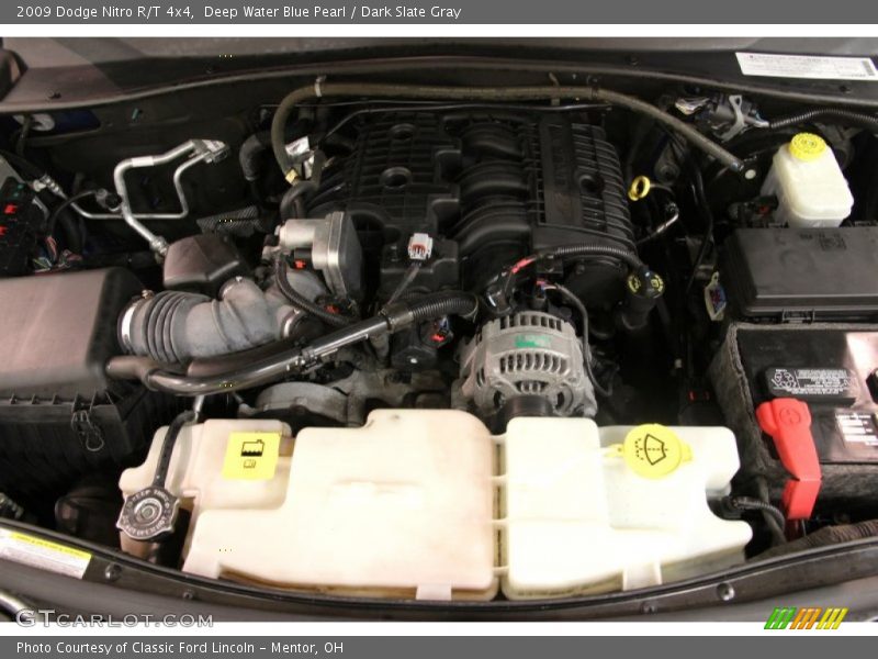 Deep Water Blue Pearl / Dark Slate Gray 2009 Dodge Nitro R/T 4x4
