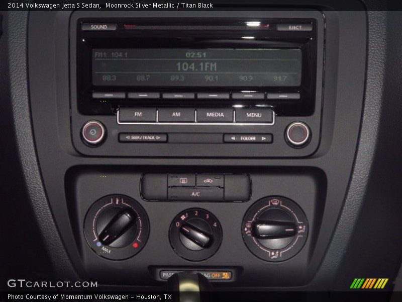 Moonrock Silver Metallic / Titan Black 2014 Volkswagen Jetta S Sedan